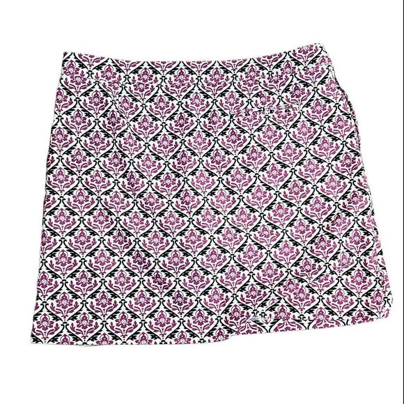 Greg Norman 'The Shark' Pink and Black Skort, Size 10 - Picture 1 of 7